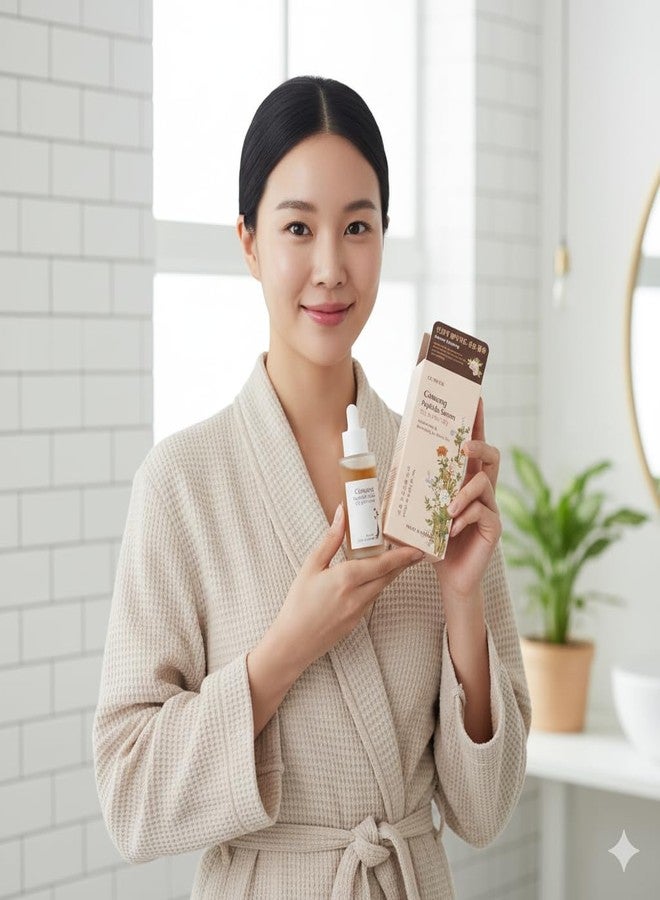 Glamfox Ginseng Peptide Serum, Korean Facial Serum, Moisturizing for Dewy Skin - Image 2